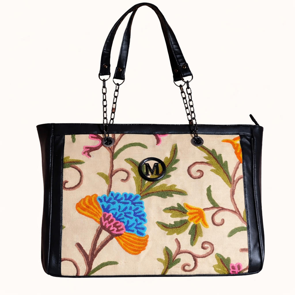 Kashmiri Wool Embroidery Bag
