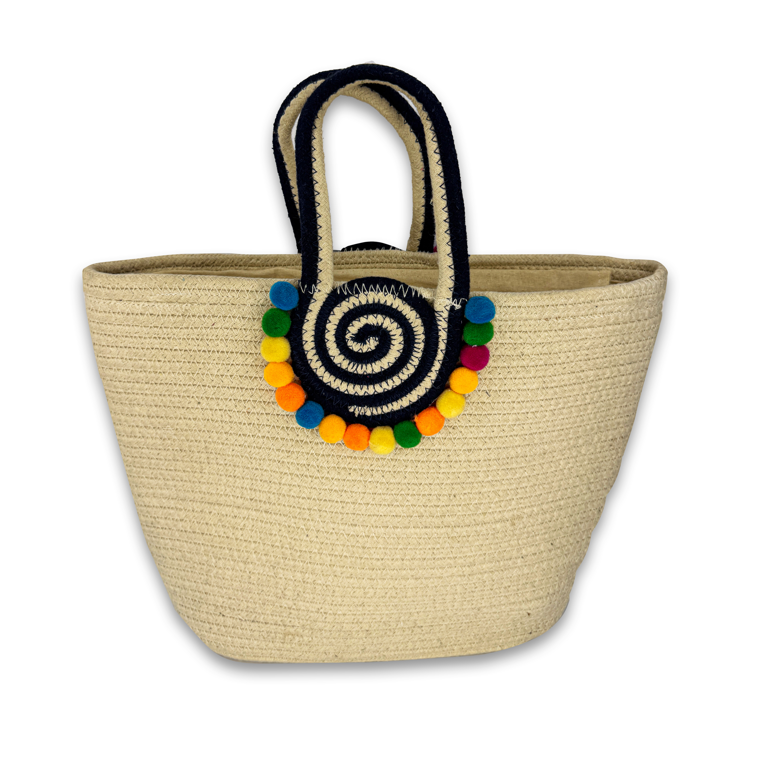 Spiral Macrame Tote Bag